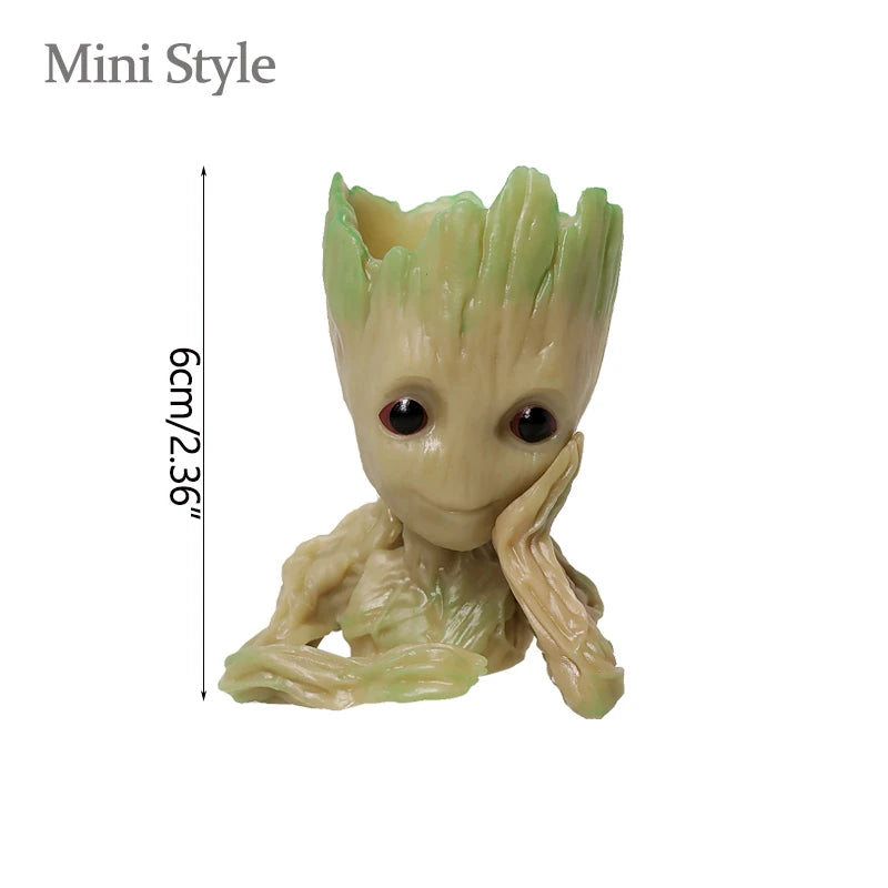 Home Decoration Crafts Miniature Model Office Desktop Display Cartoon Groot Figurines Handicrafts Decor Tree Man Ornament 5CM