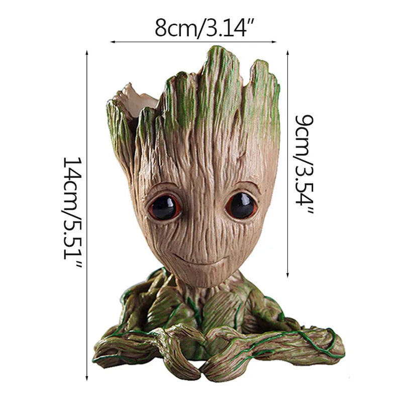 Home Decoration Crafts Miniature Model Office Desktop Display Cartoon Groot Figurines Handicrafts Decor Tree Man Ornament 5CM