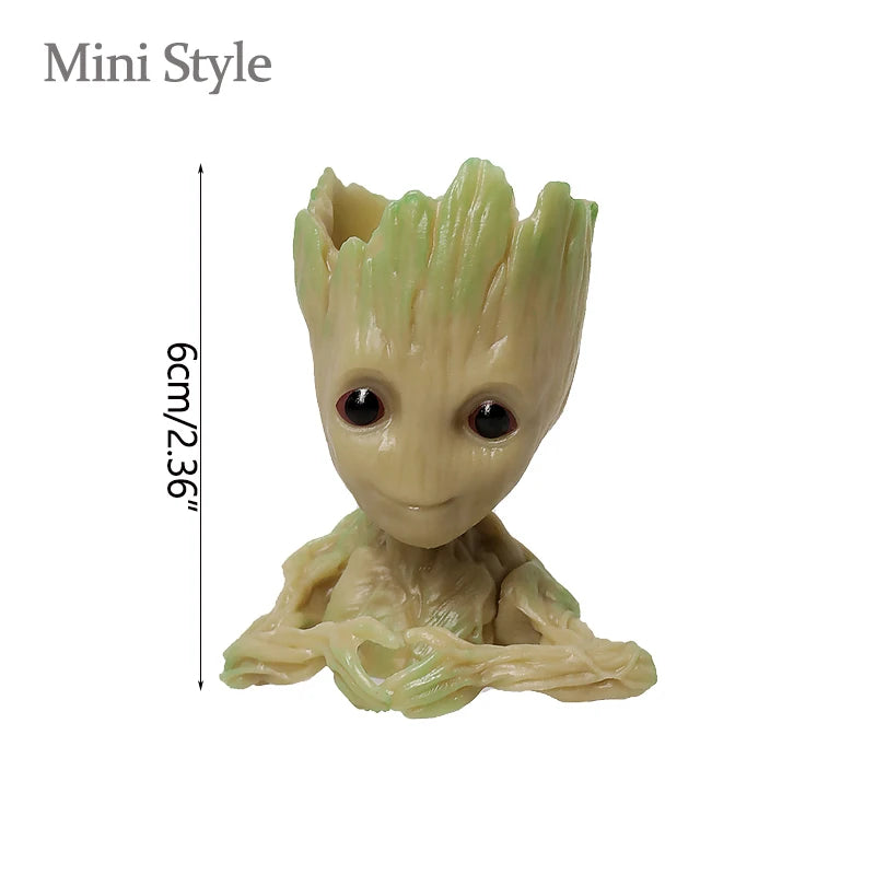 Home Decoration Crafts Miniature Model Office Desktop Display Cartoon Groot Figurines Handicrafts Decor Tree Man Ornament 5CM