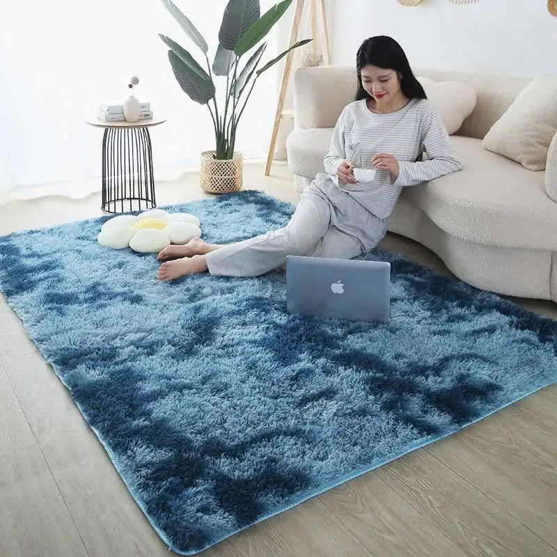 Fluffy Large Carpet Living Room Plush Lounge Rug in The Bedroom Floor Mat Soft Velvet Carpets For Children Kids Decoration  ﻿