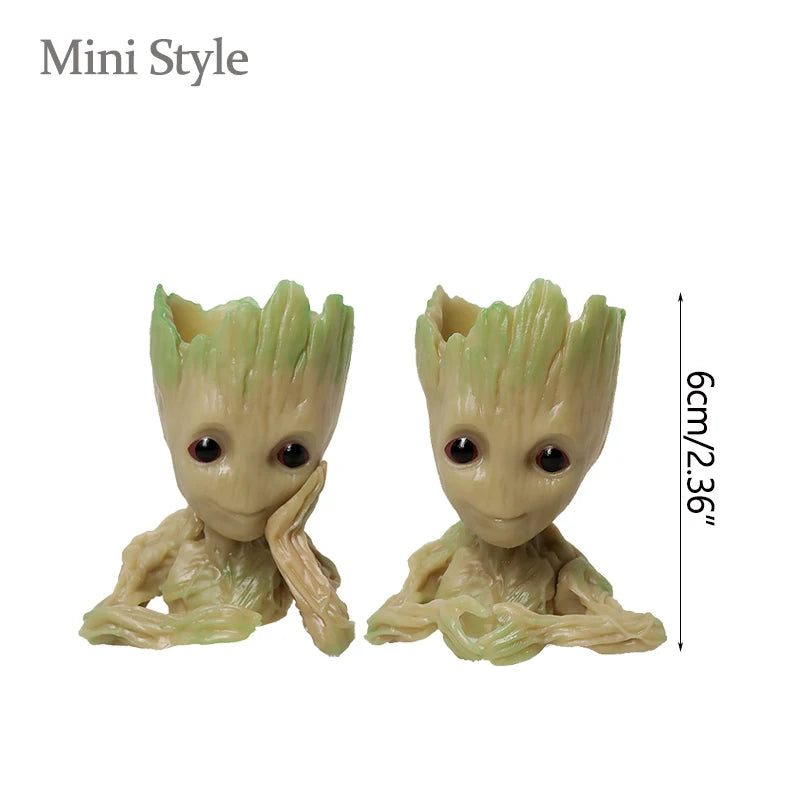 Home Decoration Crafts Miniature Model Office Desktop Display Cartoon Groot Figurines Handicrafts Decor Tree Man Ornament 5CM