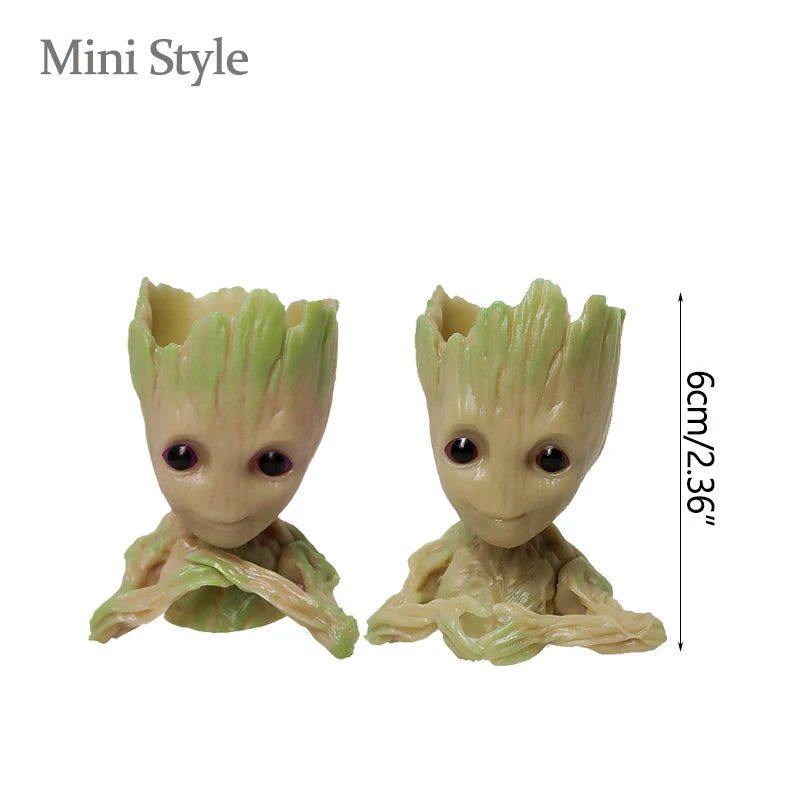 Home Decoration Crafts Miniature Model Office Desktop Display Cartoon Groot Figurines Handicrafts Decor Tree Man Ornament 5CM