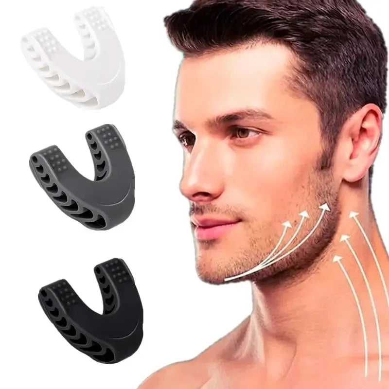 U Shape Jaw Exerciser New Facial Mouth Jawline Face Fitness Muscle Chew Ball Bite Breaker Training Equipment