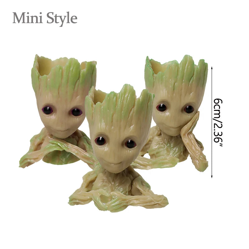 Home Decoration Crafts Miniature Model Office Desktop Display Cartoon Groot Figurines Handicrafts Decor Tree Man Ornament 5CM